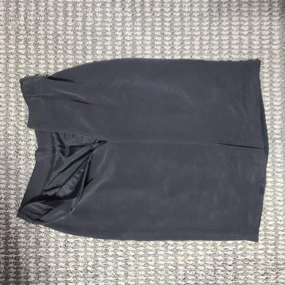 100% Silk Blouse Skirt Set Size 8 Due Per Due Vtg - Picture 6 of 16